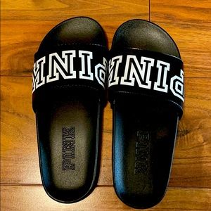 Pink Victoria Secret Slides Size Medium